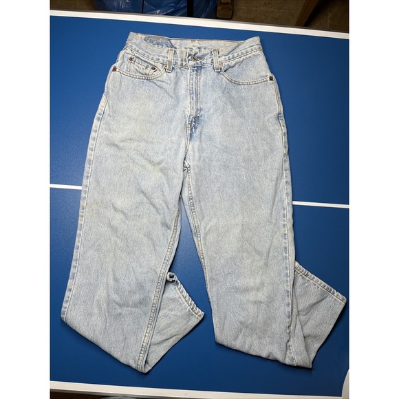 Vintage Levis Jeans Womens‎ 8 Blue Denim 512 Slim Fit Tapered Leg 8 90s Y2K - Picture 1 of 9